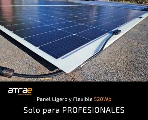 Atrae 1 Publicaciones Panel Ligero y Flexible 520Wp ATRAE